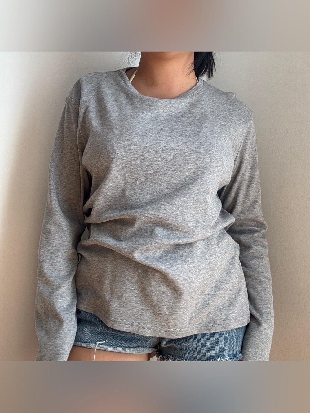 Banana Republic Gray Long-Sleeve